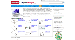 Desktop Screenshot of genuine-laptop-hinges.com
